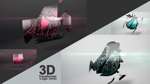 3D Transformer Logo - Project for After Effects (Videohive)