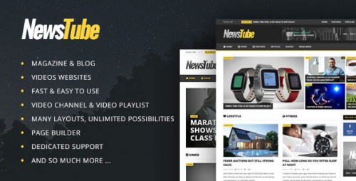 NewsTube v1.4.4 - Magazine Blog & Video  