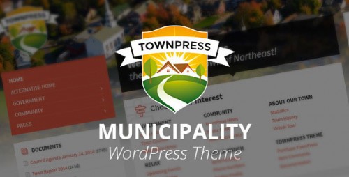 Nulled TownPress v1.1.9 - Municipality WordPress Theme  
