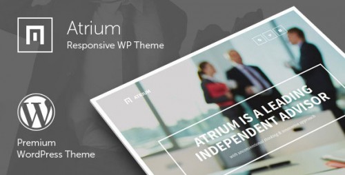 Nulled Atrium v2.1 - Responsive One Page WordPress Theme product photo