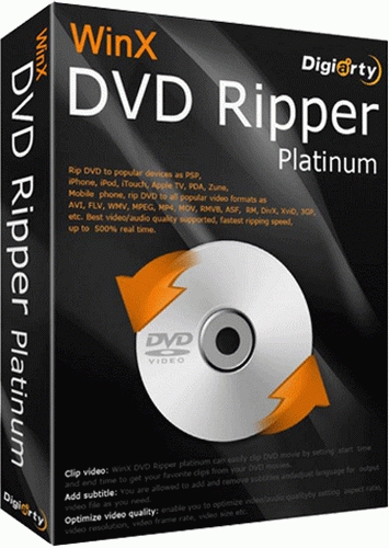 WinX DVD Ripper Platinum 7.5.12 Portable Ml/Rus
