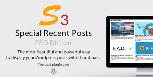 Nulled Special Recent Posts PRO Edition v3.0.8 - WordPress Plugin logo