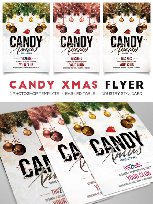 CM - Candy Xmas - Christmas Flyer