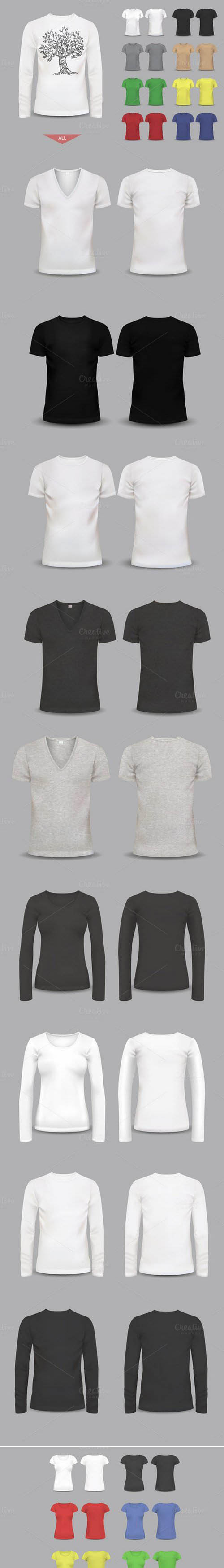 CM - Big set of male and female t-shirts 7