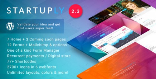[nulled] Startuply v2.0 - Multi-Purpose Startup Theme product snapshot
