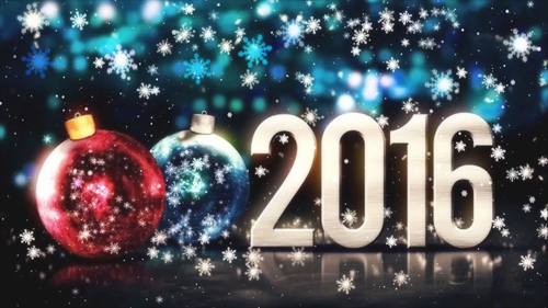 New Year festive footage 2016