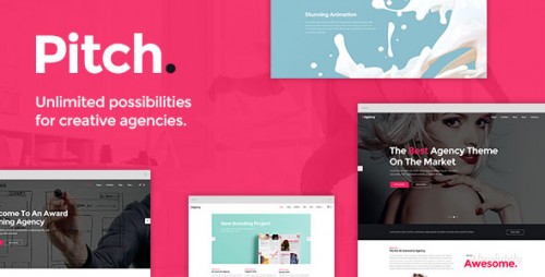NULLED Pitch - A Theme for Freelancers and Agencies  
