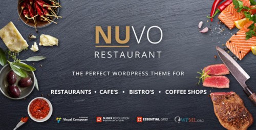 [nulled] NUVO v5.5.6 - Restaurant, Cafe & Bistro WordPress Theme image