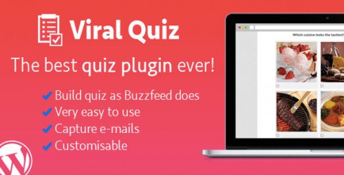 NULLED WordPress Viral Quiz v1.88 - BuzzFeed Quiz Builder  