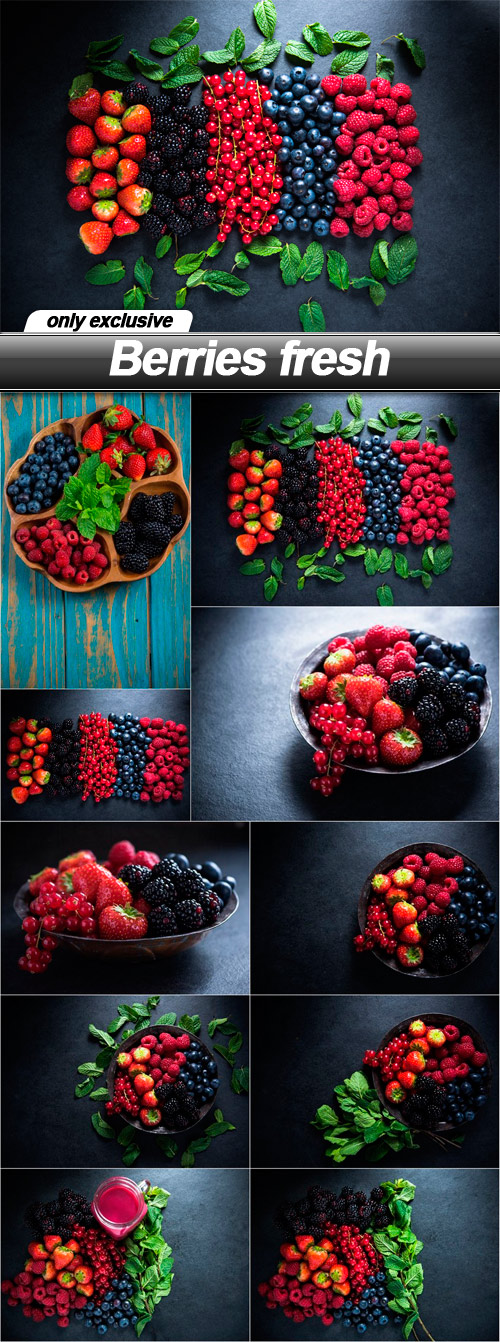 Berries fresh - 10 UHQ JPEG
