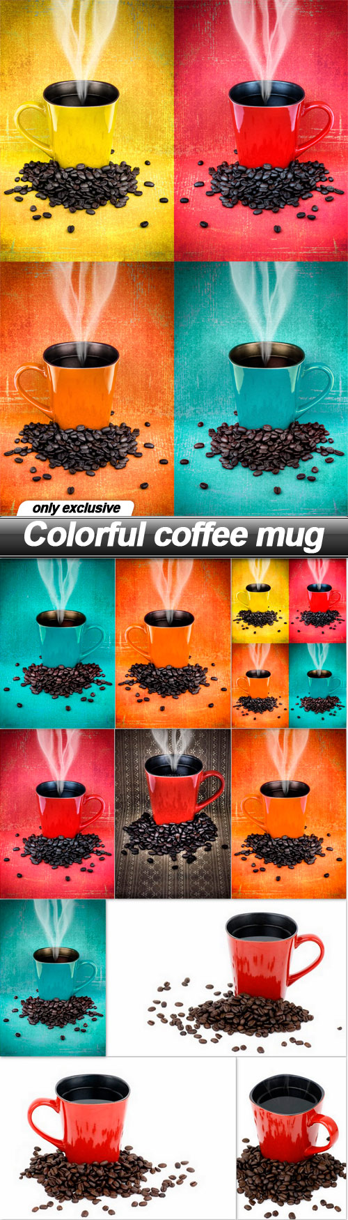 Colorful coffee mug - 10 UHQ JPEG