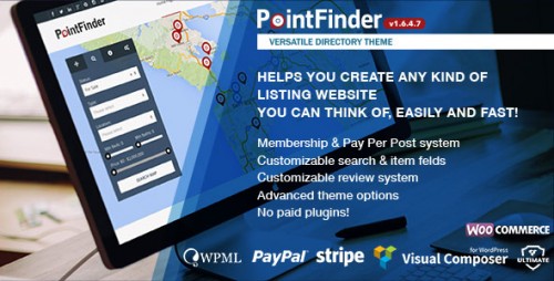 NULLED Point Finder v1.6.4.7 - Versatile Directory and Real Estate pic