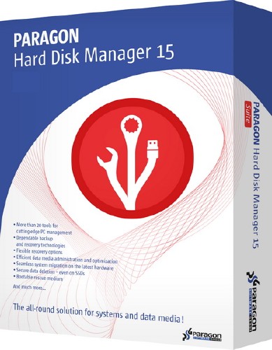 Paragon Hard Disk Manager 15 Professional 10.1.25.813 (2016/RUS)