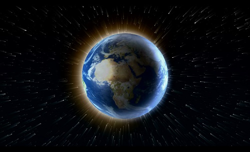 Earth In Space Background