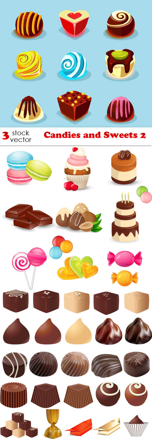 Vectors - Candies and Sweets 2
