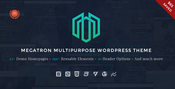Megatron v1.3 - Responsive MultiPurpose WordPress Theme