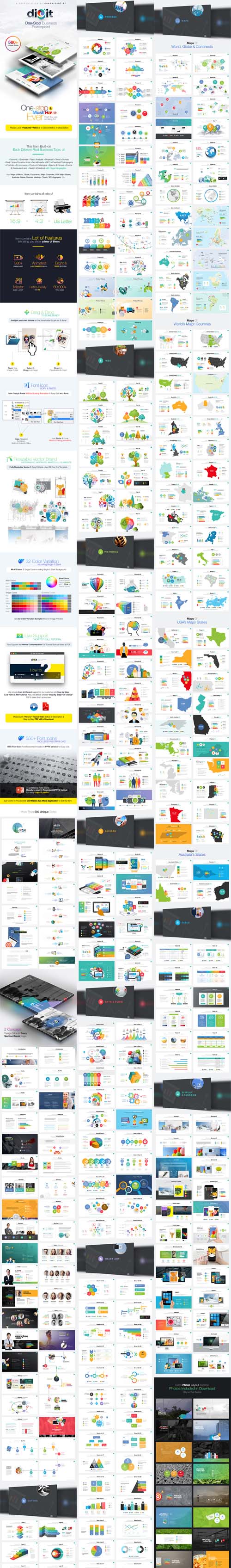 GraphicRiver - Digit | One-Stop Business Powerpoint 14314598