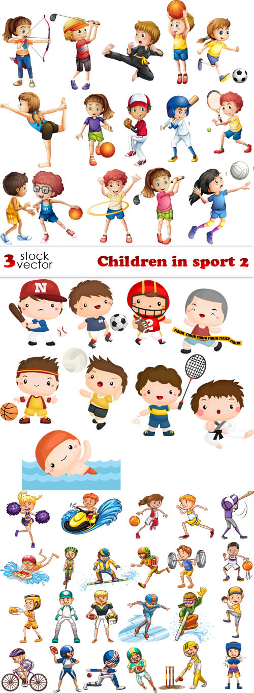 Vectors - Children in sport 2