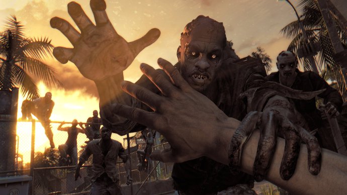 Скриншот из игры Dying Light: The Following, изображен нападающий зомби