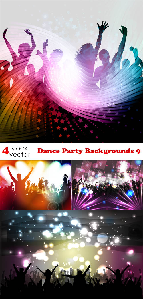 Vectors - Dance Party Backgrounds 9