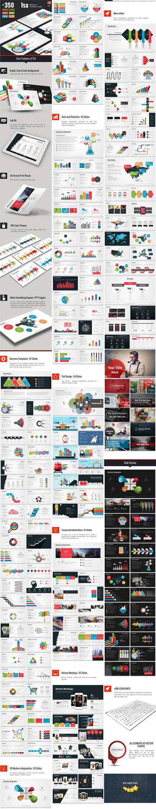 GraphicRiver - Isa - Multipurpose Powerpoint Template 14294670