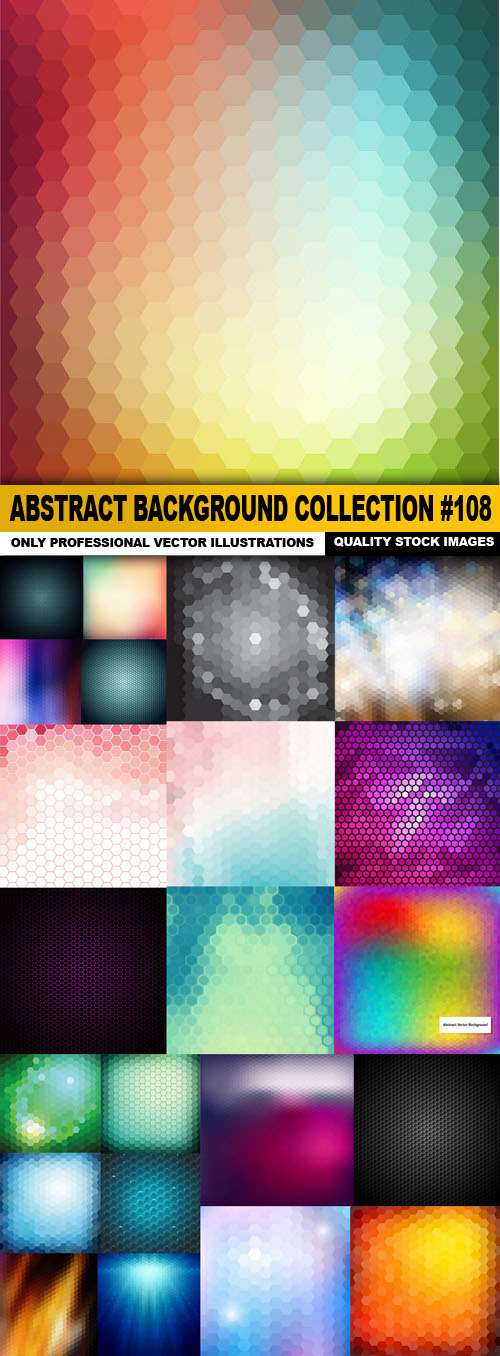 Abstract Background Collection #108 - 25 Vector