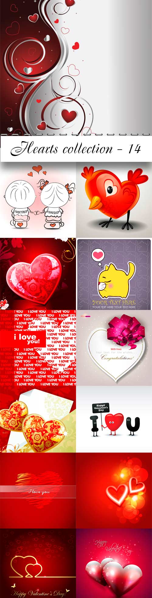 Hearts collection - 14