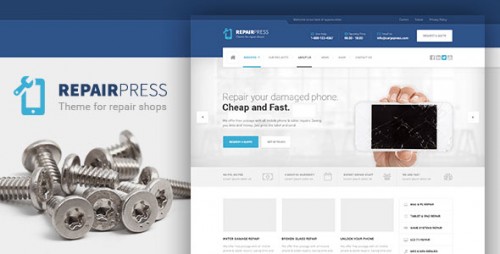 Nulled RepairPress v1.3.0 - GSM, Phone Repair Shop WP product picture