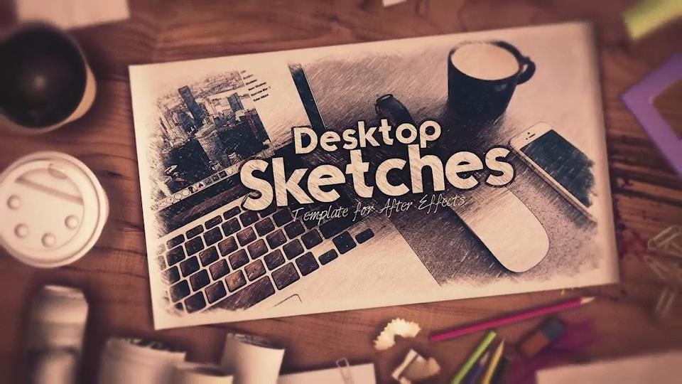 Desktop Sketches - Project for After Effects (Videohive)