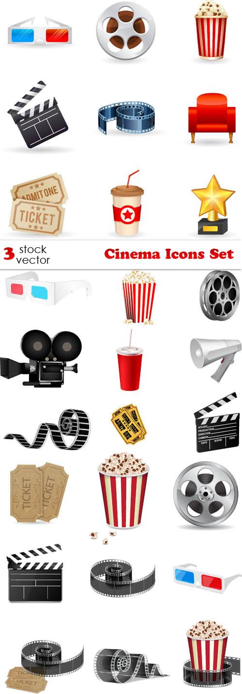 Vectors - Cinema Icons Set