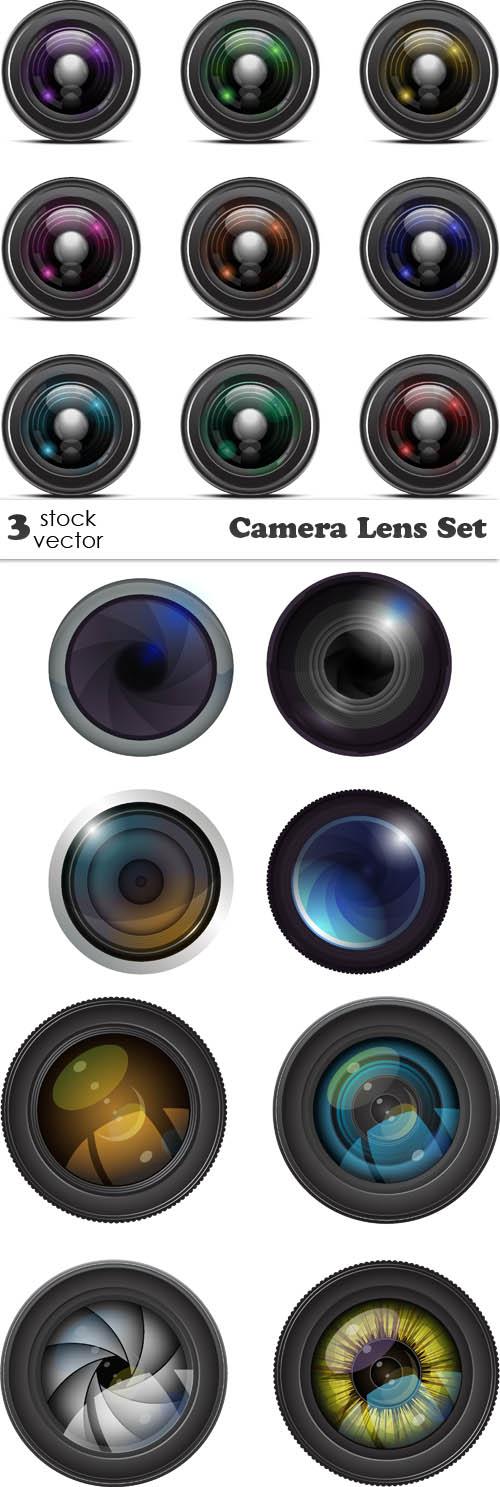 Vectors - Camera Lens Set