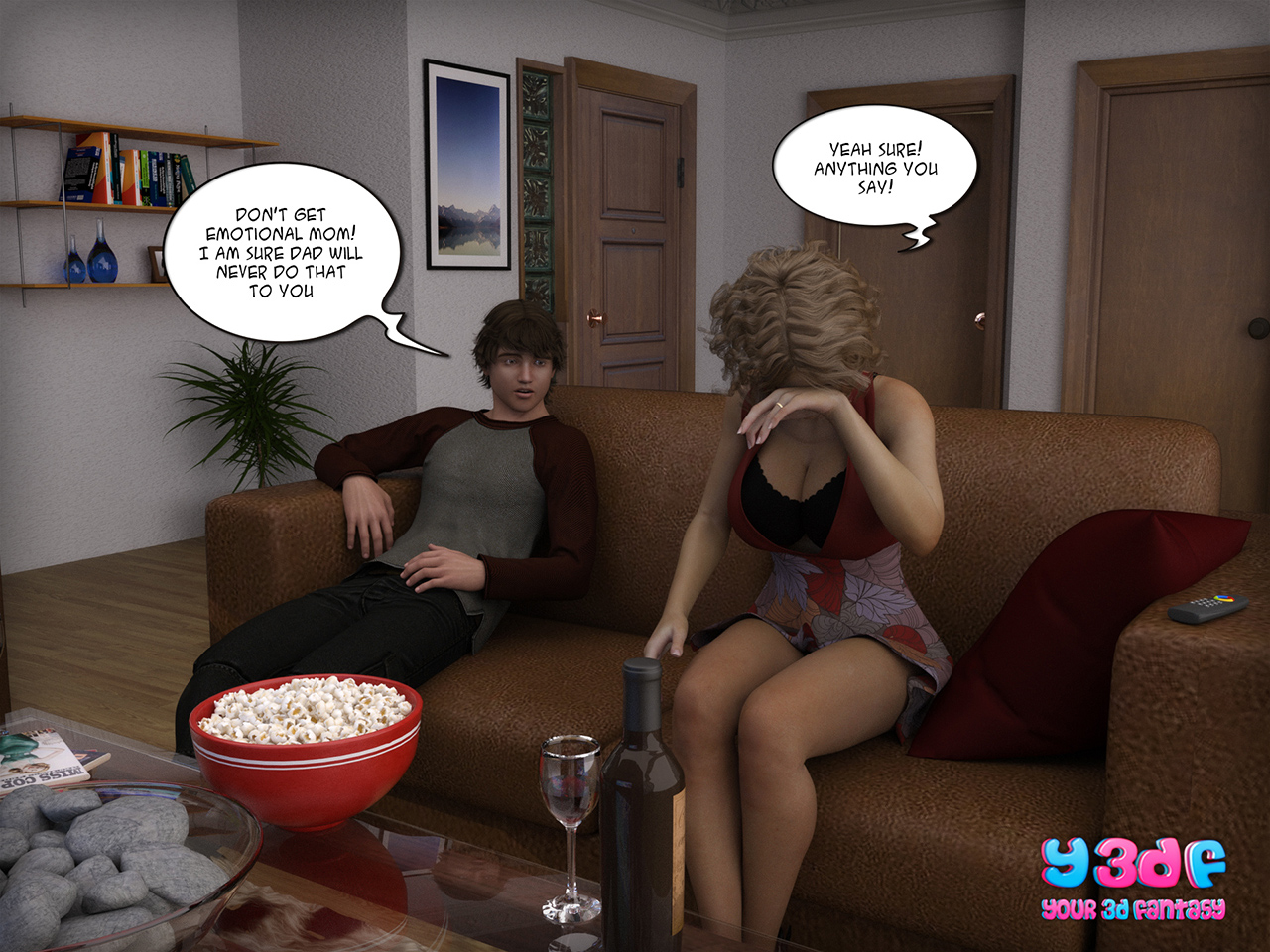 Free Download 3D Adult Comics Y3DF - Neglect - Update - 36 page
