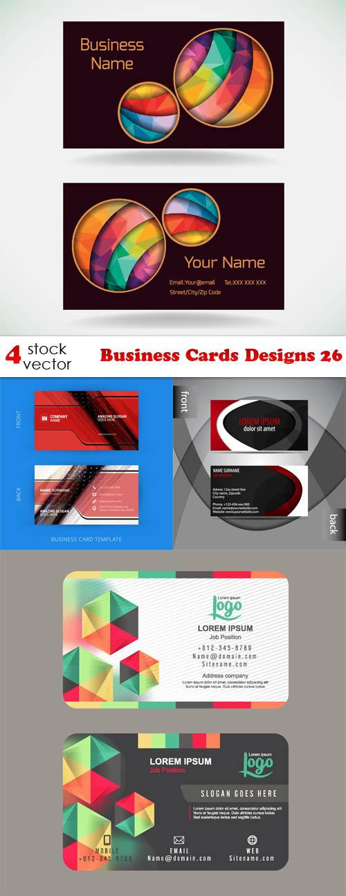 Vectors - Business Cards Designs 26