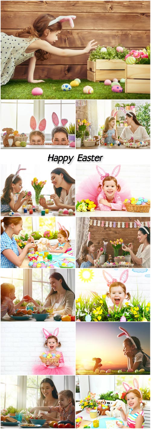 Easter, family preparation for the holiday