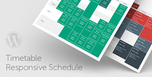 Nulled Timetable Responsive Schedule v3.7 - WordPress Plugin pic