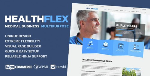 [GET] Nulled HEALTHFLEX Medical Health WordPress Theme  