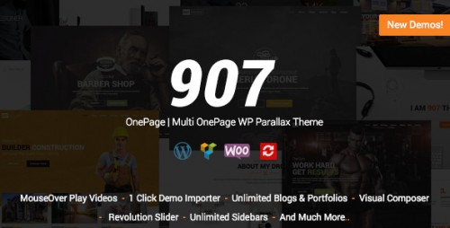 NULLED 907 v4.0 - Responsive WP One Page product logo