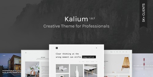 Nulled Kalium v1.8.6 - Creative Theme for Professionals picture