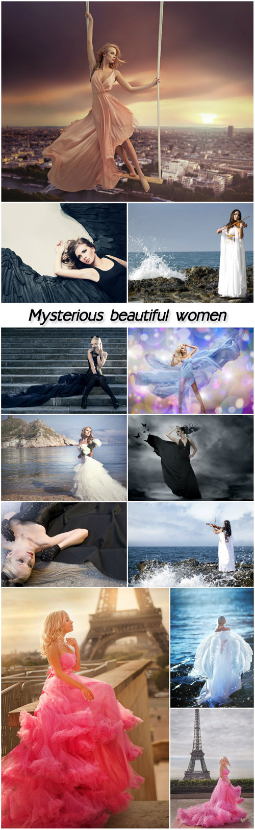 Mysterious beautiful women