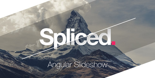 Spliced Angular Slideshow - Project for After Effects (Videohive)