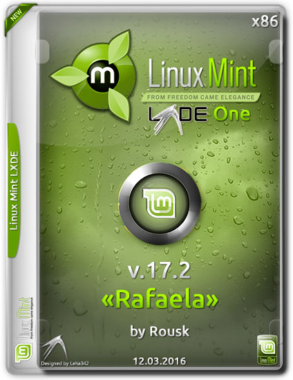 Linux Mint LXDE One v.17.2 Rafaela x86 (RUS/MULTI/2016)