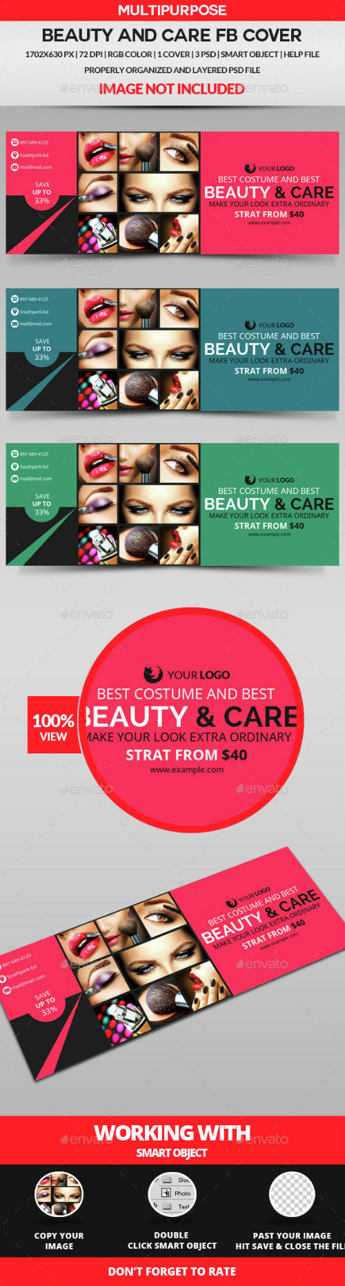 Beauty & Care Facebook Cover id 14952279