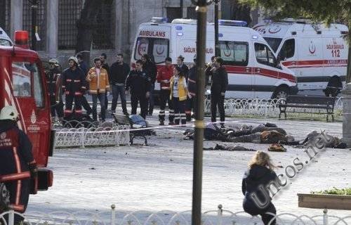 In the center of Istanbul roared vybuh- are victims and wounded