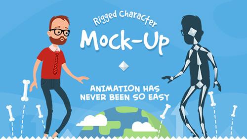 Rigmo - Rigged Character Animation Mockup - Project for After Effects (Videohive)