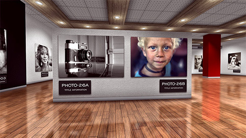 Photo Art Gallery 3D - Project for After Effects (Videohive)