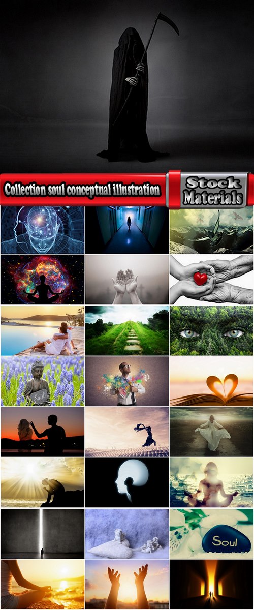 Collection soul conceptual illustration knowledge of faith meditation relaxation 25 HQ Jpeg
