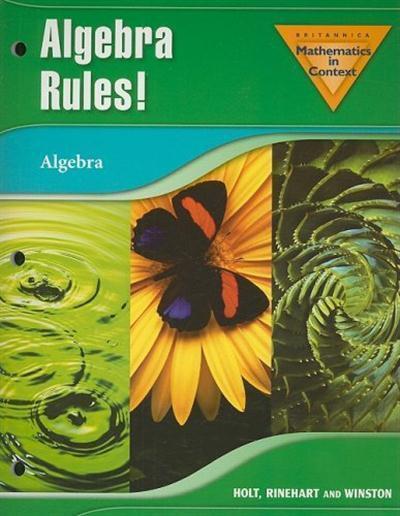 Algebra Rules! Algebra