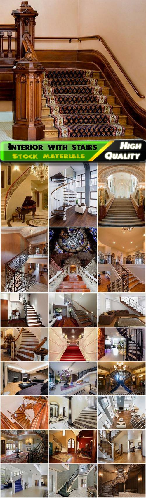 Luxury and royal home interior with stairs - 25 HQ Jpg