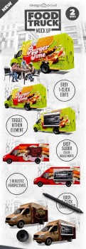 Food Truck Mock Up Kit Vol. 2