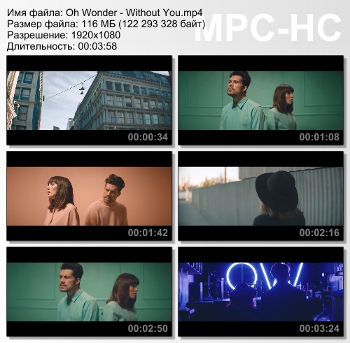 Oh Wonder - Without You (2015) HD 1080